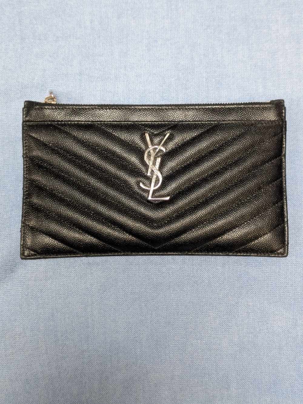 YSL Pouch Monogramme Grain De Poudre Tech - Picture 5 of 10